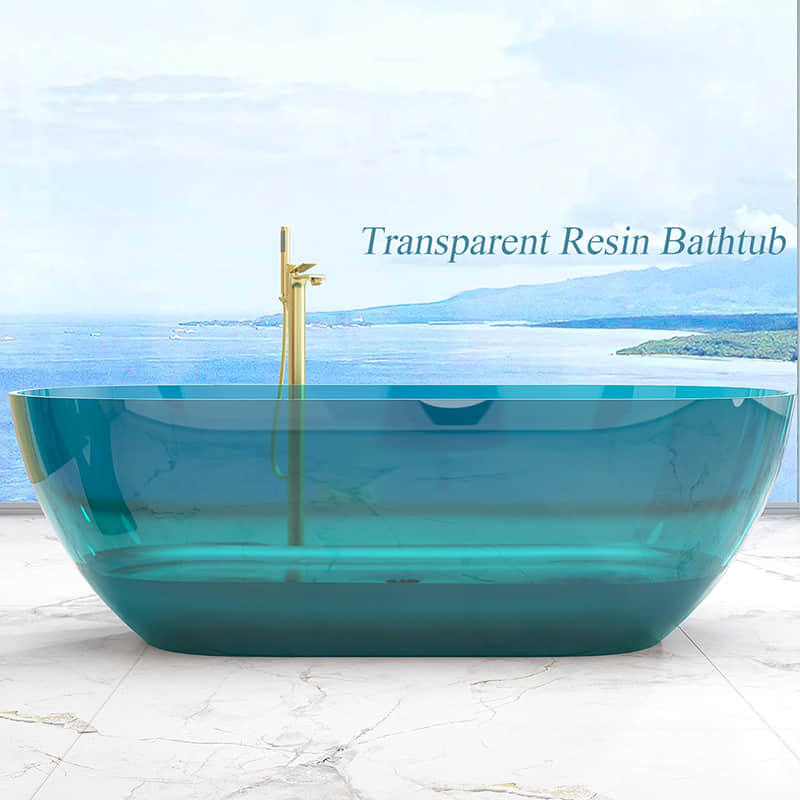 Transparent Resin Bathtub